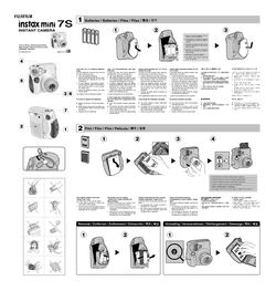 User manual Fujifilm Instax Mini 7S (English - 2 pages)