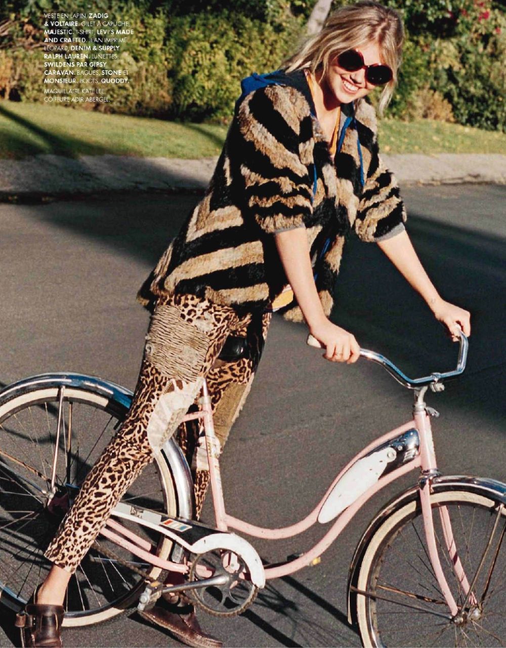 Kate Upton - amerykańska modelka w styczniowym numerze francuskiego Elle