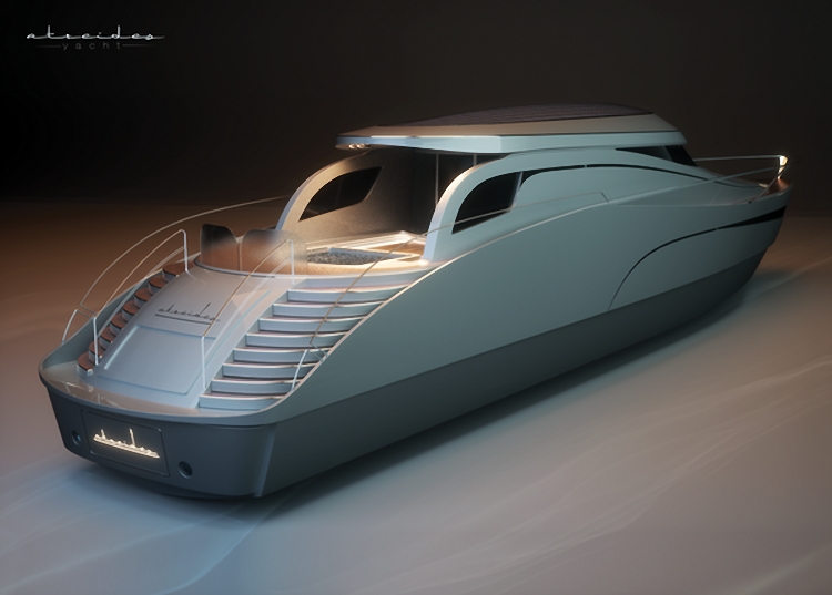 Atreides - koncepcyjny super jacht z wysuwanym basenem